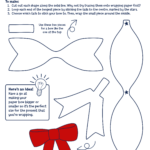 Paper Bow Template | Pawprint Family With Printable Paper Bow