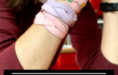 Paper Bracelet With Printable Template - Messy Momma Crafts regarding Printable Paper Wristband Template Free