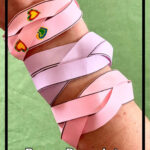 Paper Bracelet With Printable Template   Messy Momma Crafts With Printable Paper Bracelet
