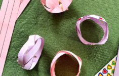 Paper Bracelet With Printable Template - Messy Momma Crafts with Printable Paper Wristband Template Free