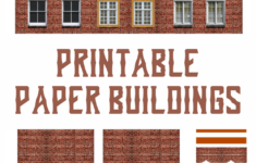 Paper Buildings - 10 Free Pdf Printables | Printablee for Printable Paper Building Models