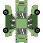 Paper Car Templates   10 Free Pdf Printables | Printablee In Free Printable Paper Car Templates Free Download