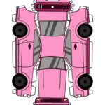 Paper Car Templates   10 Free Pdf Printables | Printablee In Printable Paper Car