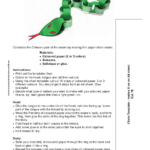 Paper Chain Snake Templates Download Printable Pdf | Templateroller Inside Free Printable Paper Chain Snake Template