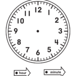 Paper Clock Template With Hands Download Printable Pdf Intended For Printable Paper Clock