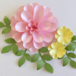 Paper Dahlia Tutorial (With Free Templates)   Fancybloom   Fancybloom With Printable Paper Dahlia Template