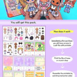 Paper Diy ✨️ Cute Paper Dolls Dress Up Playbook / Printables For Printable Paper Doll Toy