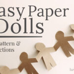 Paper Doll Chain Template & Instructions (Easy Christmas Garland Within Holding Hands Printable Paper Doll Chain Template