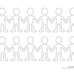 Paper Doll Chain Template   Tim'S Printables In Printable Paper Doll Chain Template Free Download