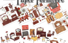 Paper Doll House Möbel Paper Doll Printable Digitaler Download Pdf with regard to Etsy Printable Paper