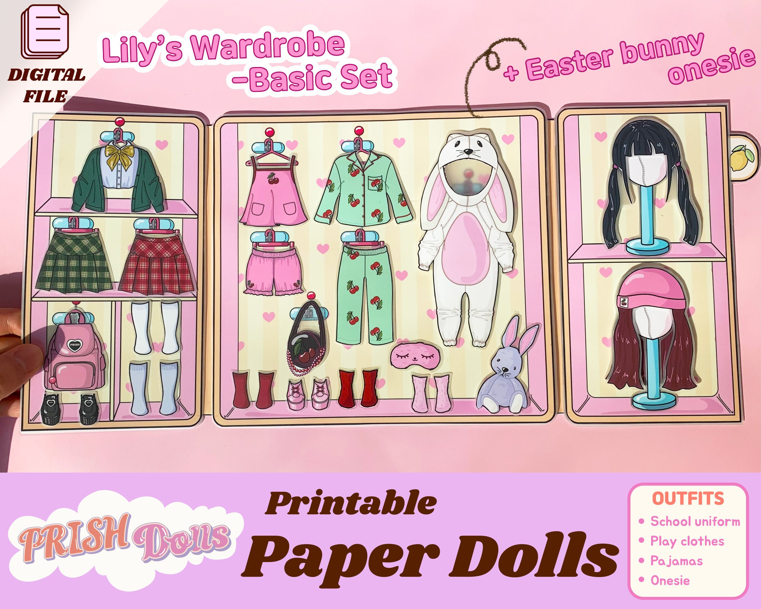 Paper Doll House Printable Dress Up Activity For Kids, Diy Quiet inside Diy Printable Paper Dolls