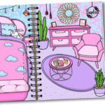 Paper Dollhouse For Sophia | Tutorial Inside Printable Paper Doll Bedroom