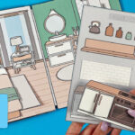 Paper Dollhouse In Book 🏠 Regarding Printable Paper Doll House Book