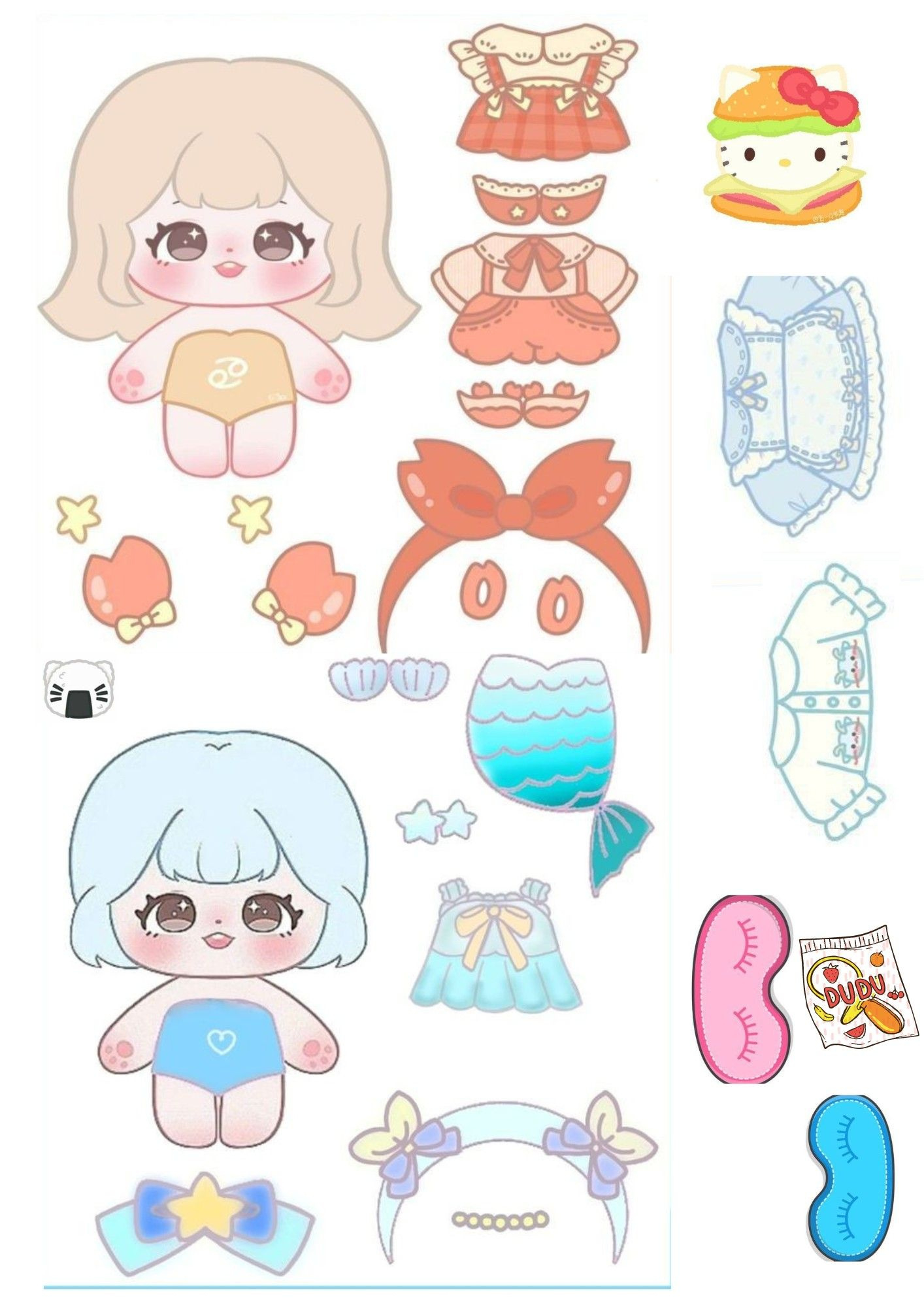 Paper Dolls Clothing: Discover 10 Save Up Ideas | Paper Doll in Printable Paper Doll Chibi