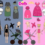 Paper Dolls Family Dress Up & House Transformation Diy Paper Craft Inside Printable Paper Doll Family