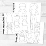 Paper Dolls Patterns, Paper Dolls Printable Coloring, Paper Dolls Within Free Printable Paper Doll Templates For Adults