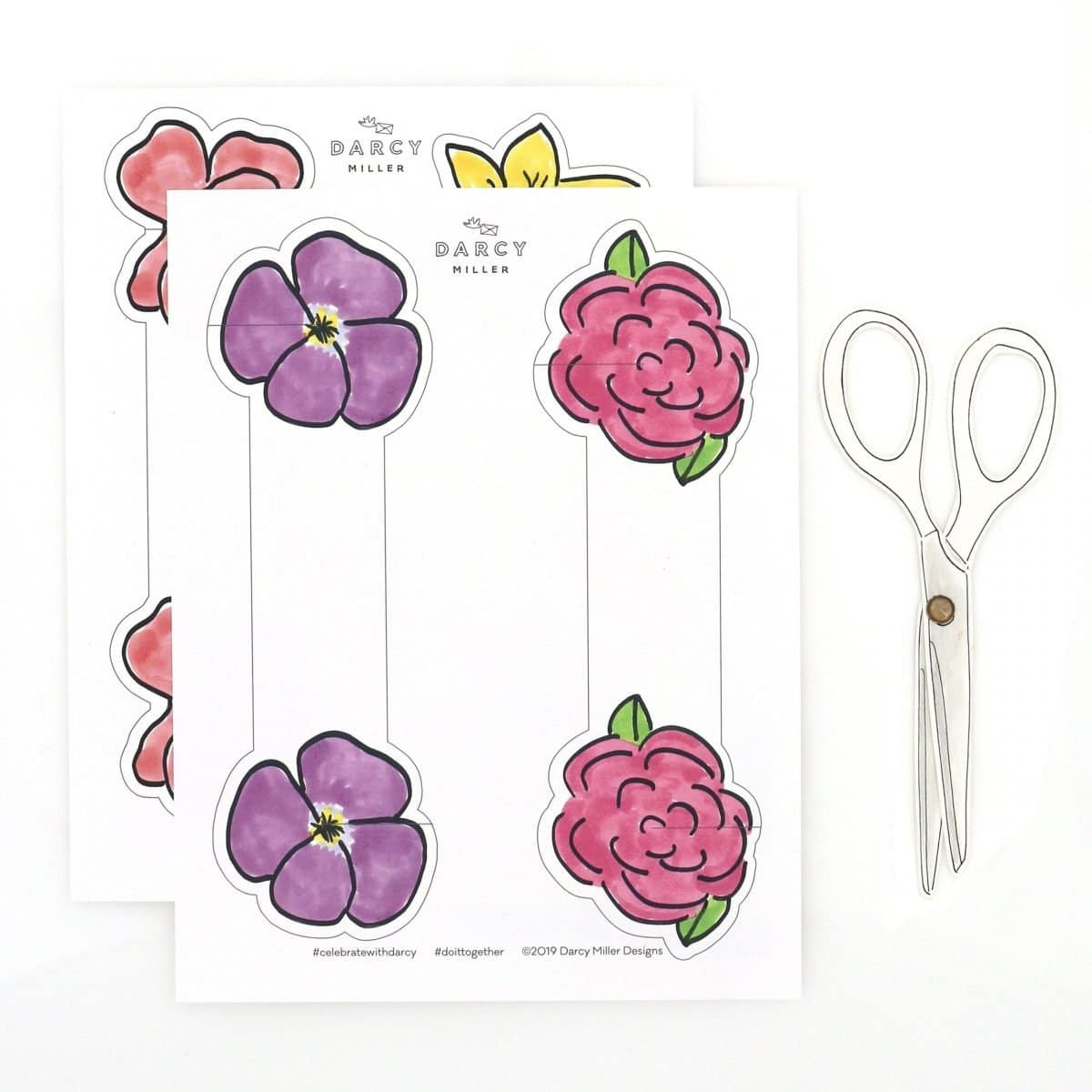 Paper Flower Napkin Rings intended for Printable Paper Napkin Rings