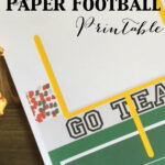 Paper Football Printable   Everyday Party Magazine Intended For Printable Paper Football Template