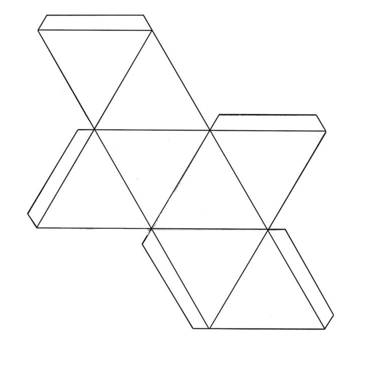 Printable Paper Gem Template