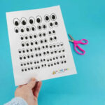 Paper Googly Eyes • In The Bag Kids' Crafts For Printable Paper Eyes