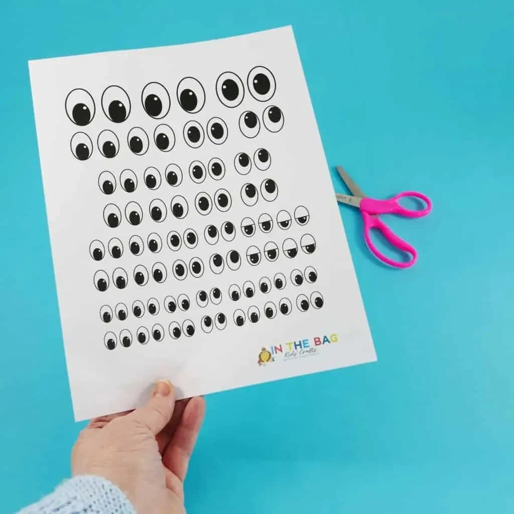 Paper Googly Eyes • In The Bag Kids&amp;#039; Crafts for Printable Paper Eyes