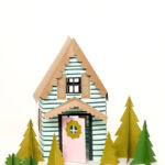 Paper Holiday Houses – Free Templates! Regarding Inspiration Hut Printable Paper