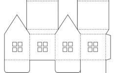 Paper House Template - 20 Free Pdf Printables | Printablee inside Printable Paper House