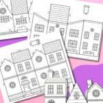 Paper House Templates (Lots Of Cute Free Printables) Pertaining To Printable Paper Building Templates