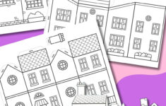 Paper House Templates (Lots Of Cute Free Printables) pertaining to Printable Paper Building Templates