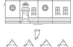 Paper House Templates (Lots Of Cute Free Printables) with regard to Free Printable Paper House Templates