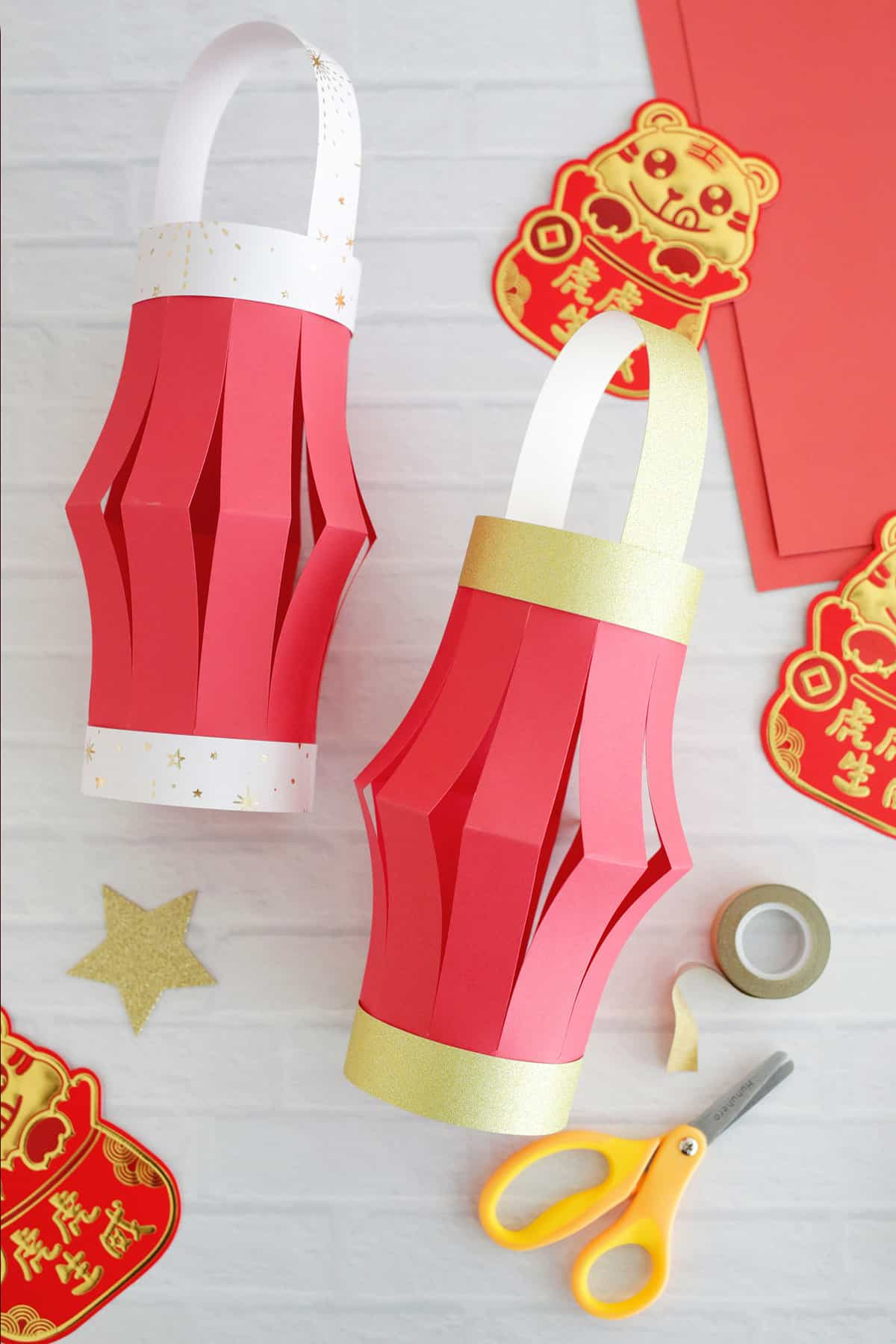 Paper Lantern Craft - Childhood Magic in Free Printable Paper Lantern Craft Template