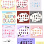 Paper Nail | Manualidades Económicas, Dibujo De Adorno In Printable Paper Nail Template