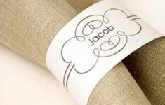 Paper Napkin Rings You Can Print At Home | Thoughtfully Simple inside Printable Paper Napkin Rings