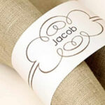 Paper Napkin Rings You Can Print At Home | Thoughtfully Simple Regarding Printable Paper Napkin Ring Template