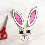 Paper Plate Bunny Kids Craft With Free Template   Raising Veggie For Printable Paper Plate Bunny