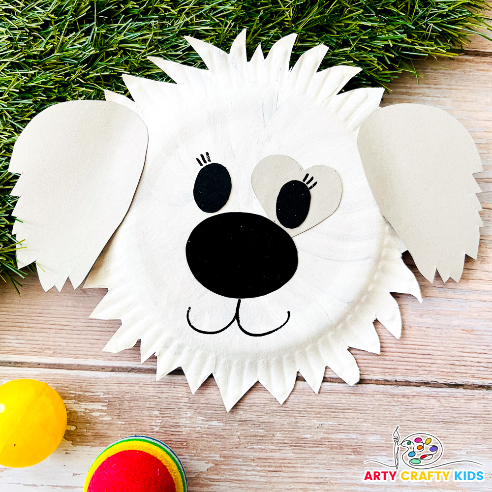 Paper Plate Dog Craft - Arty Crafty Kids in Free Printable Paper Plate Animal Crafts Templates