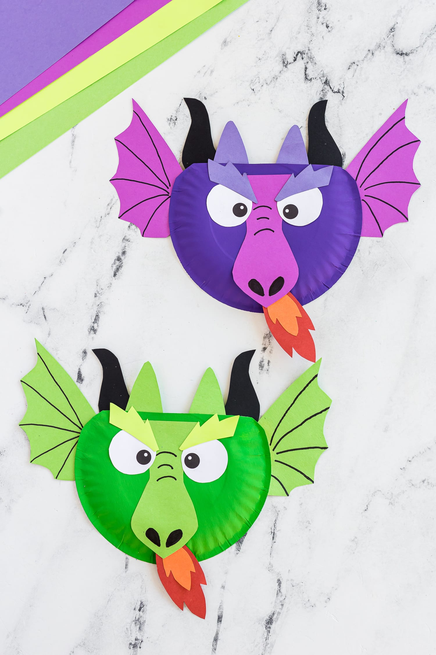 Paper Plate Dragon - Made To Be A Momma regarding Free Printable Paper Plate Dragon Template