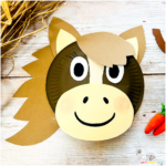 Paper Plate Horse Craft   Arty Crafty Kids Throughout Printable Paper Plate Crafts