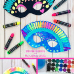 Paper Plate Mask With Free Printable   The Crafting Chicks With Regard To Printable Paper Mask