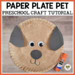 Paper Plate Pet Craft Tutorial   Pre K Printable Fun Throughout Printable Paper Plate Crafts
