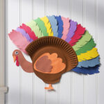 Paper Plate Turkey For A Fun Kids' Thanksgiving   Diy Candy Pertaining To Printable Paper Plate Turkey Craft Template