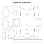 Paper Purse Templates   10 Free Pdf Printables | Printablee Within Free Printable Paper Purse Templates