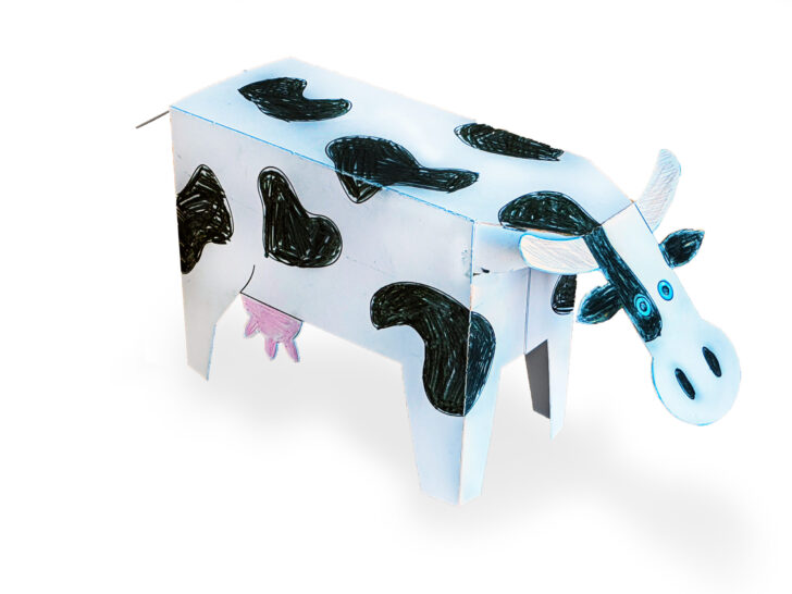 Printable Paper Cow