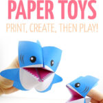 Paper Toy Templates   14 Free Printables To Craft And Play! Within Printable Paper Projects