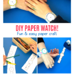 Paper Watch Craft For Kids   10 Minutes Of Quality Time For Printable Paper Watch Template