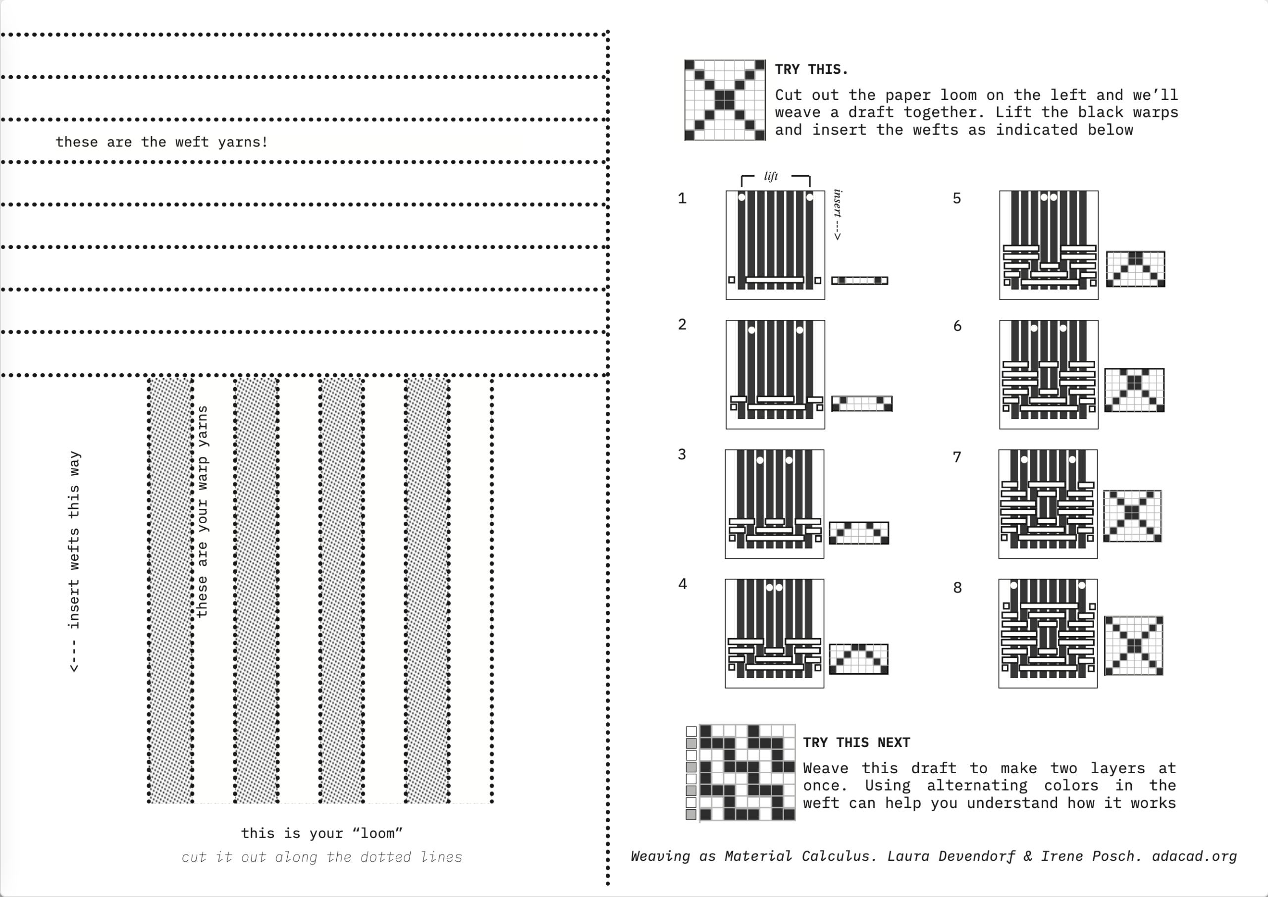 Paper Weaving | Experimental Textiles for Printable Paper Weaving Worksheets
