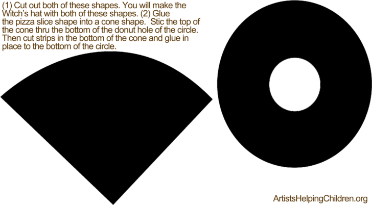 Printable Paper Witch Hat Template