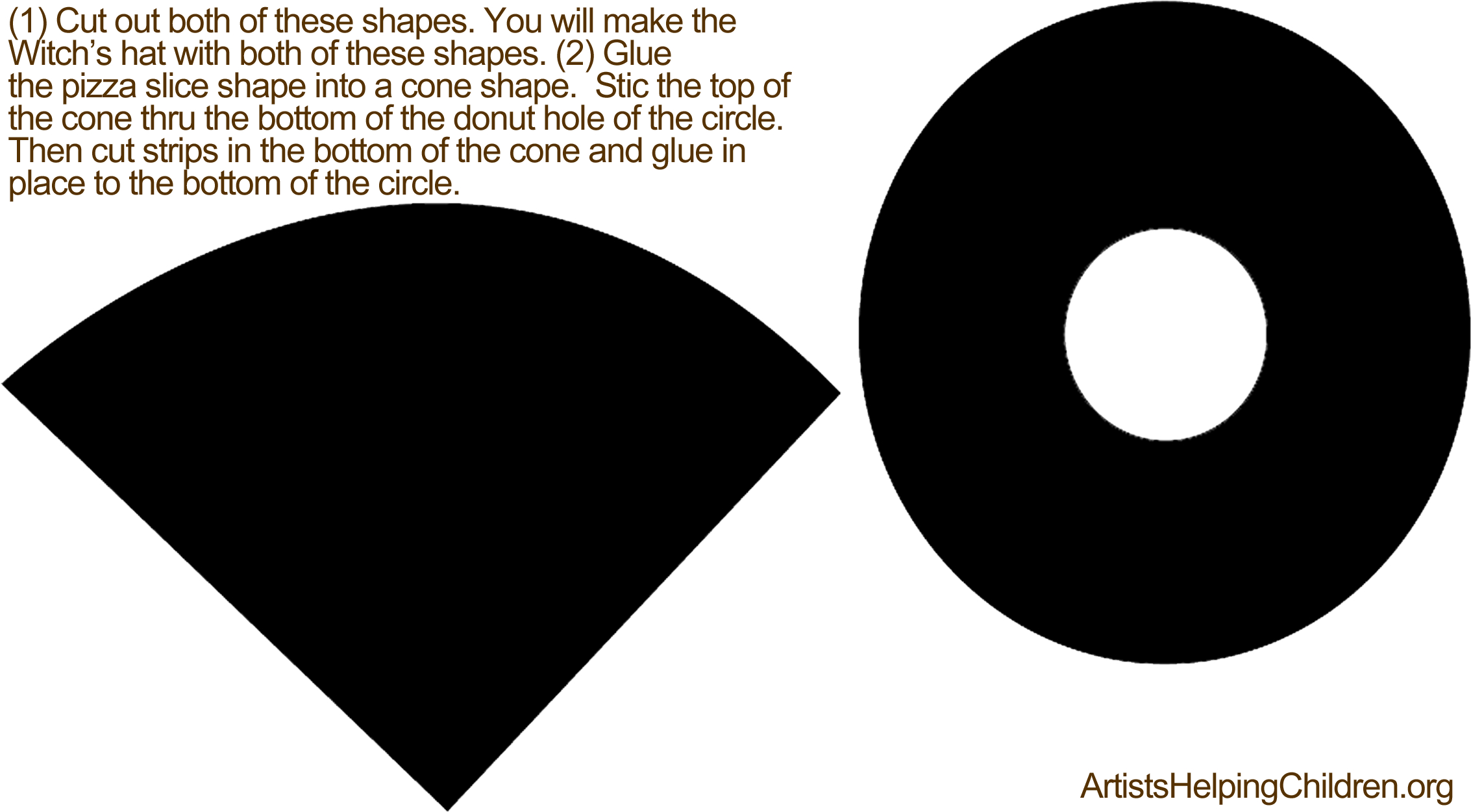 Paper Witch With Hat To Print Out For Halloween - Kids Crafts throughout Printable Paper Witch Hat Template