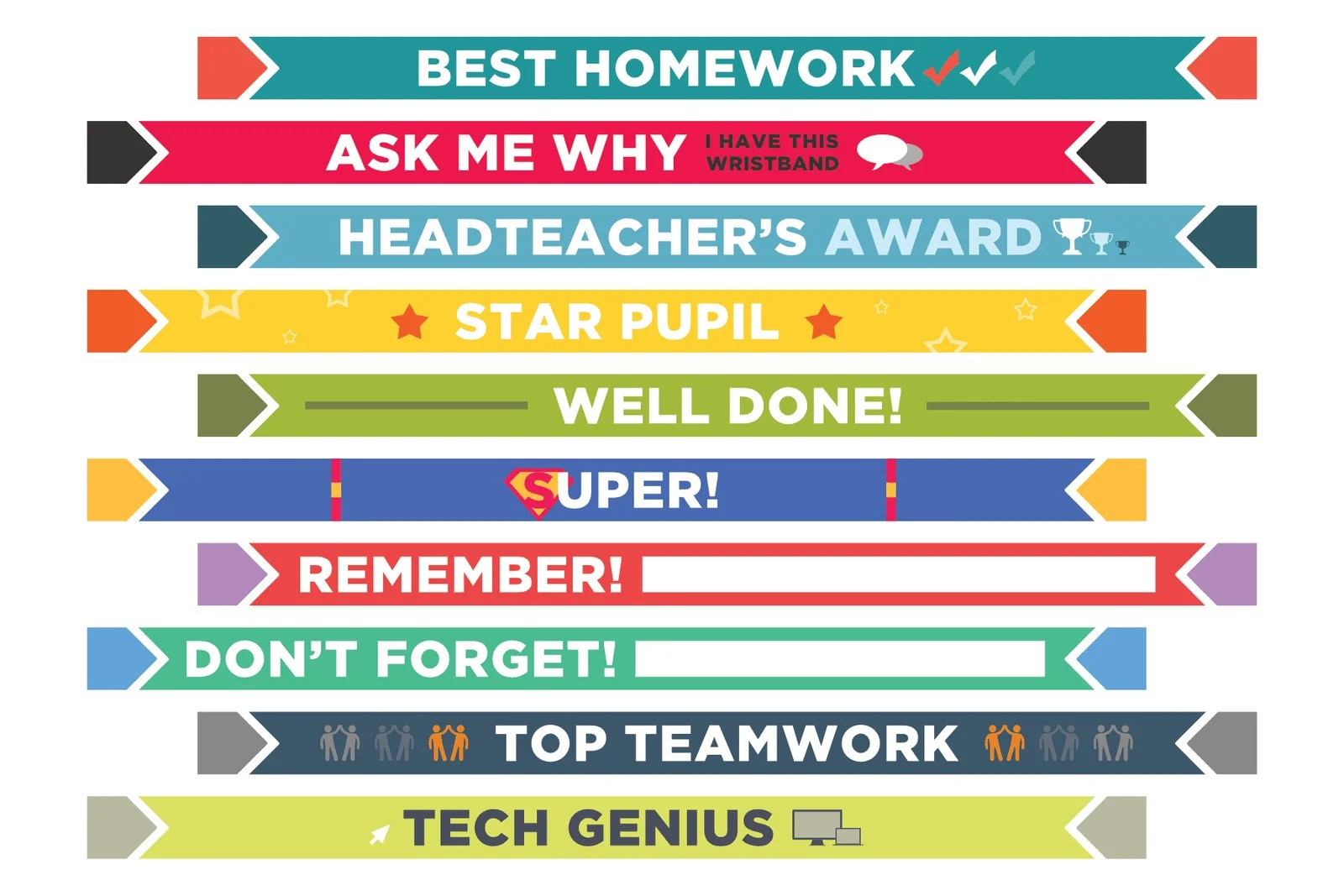 Paper Wristbands - Paperzip intended for Printable Paper Wristbands