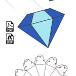 Papercraft Templates And Printables: Get Creative With Printable Paper Diamond Template